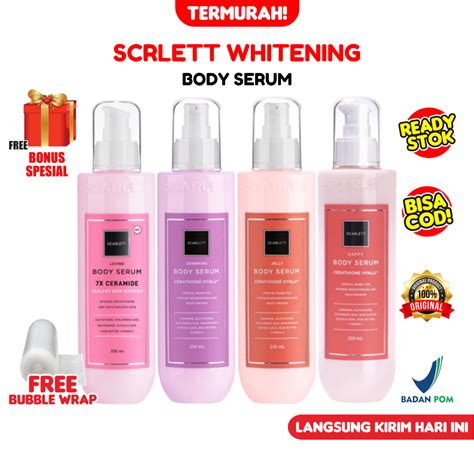 5 Alasan Serum Scarlett Ampuh Hilangkan Bekas Luka di Badan! 5 Alasan Serum Scarlett Ampuh Hilangkan Bekas Luka di Badan!
